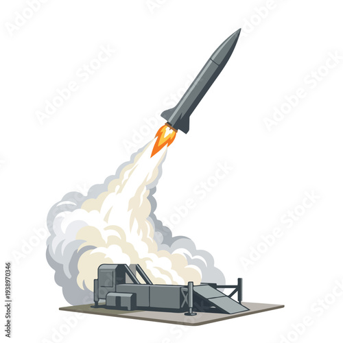 vector flat hypersonic missile glides through the air at high speed 7