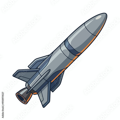 vector flat hypersonic missile glides through the air at high speed 005