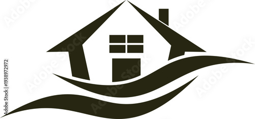 A house new  icon for logo