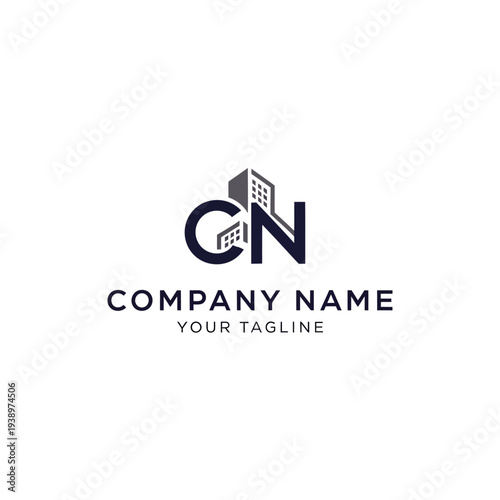Company Logo Template with Modern Design Elements.