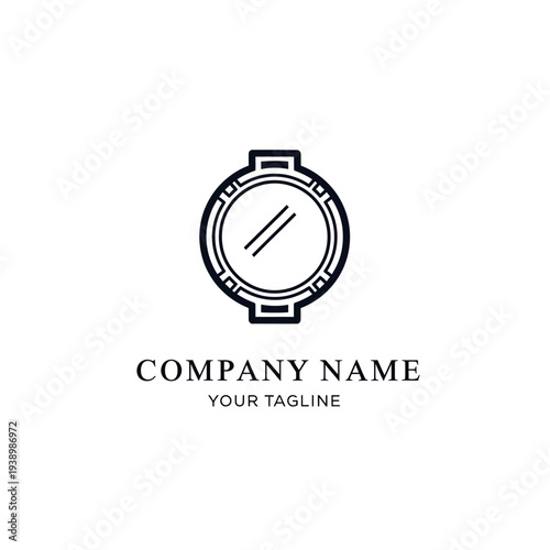 Watch Logo Design Template for Company.