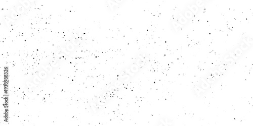 Abstract pattern of monochrome elements grunge black and white pattern dust and grain texture distorted overlay retro texture template.