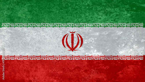 Foto Grunge flag of Iran