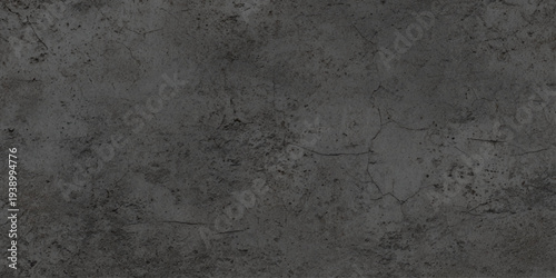 Dark gray concrete grunge texture background with cracked cement wall pattern ideal for modern backgrounds, urban design.