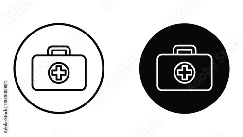 Medical Kit Icon Health Care Symbol