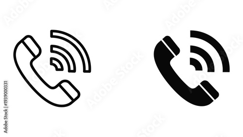 Phone Signal Communication Icon Business