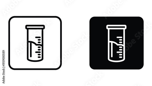Test Tube Science Lab Icon Research