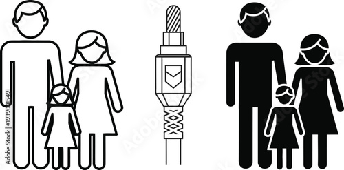 Ivf and family planning medical illustration