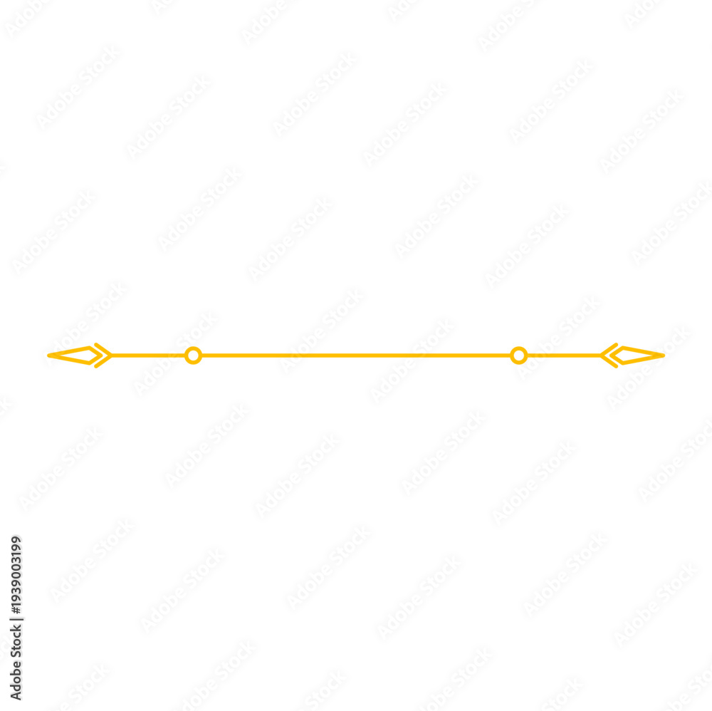 Fototapeta premium Ramadan line art divider border vector illustration