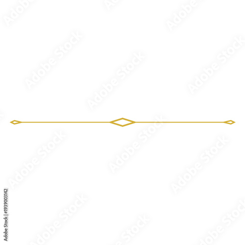 Ramadan line art divider border vector illustration 