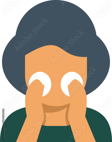 Woman performing a daily skincare routine with cotton pads