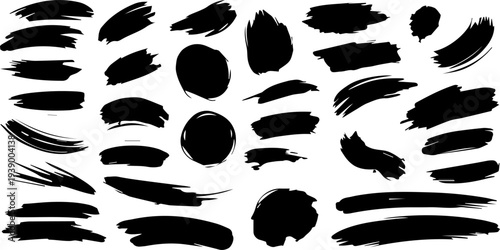 Collection of black animal and bird silhouettes featuring tribal vector art and nature elements for tattoo design or decorative sign illustration