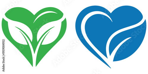 Broken heart love symbol split vector illustration flat design eps 10