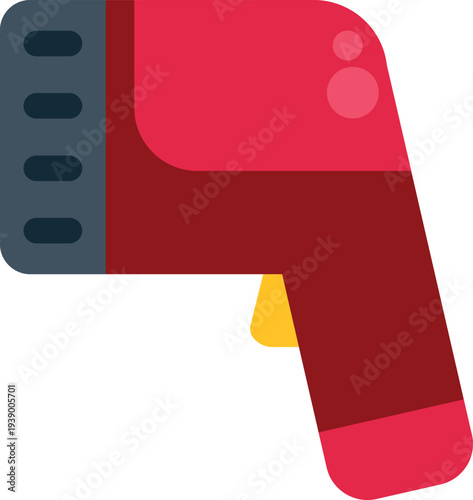 Non contact infrared thermometer measuring body temperature, used for health and medical screening