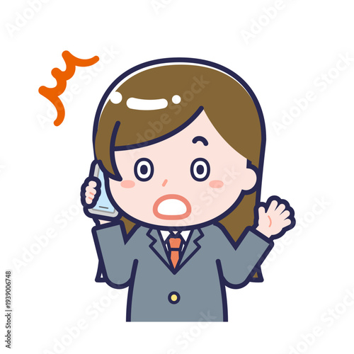 スマートフォンを使う「学生」の女性