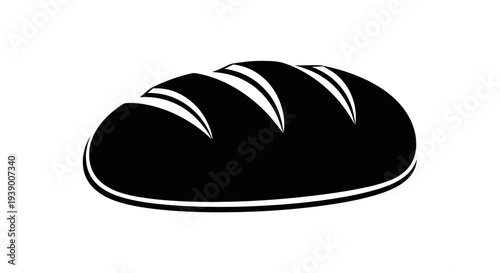 Bread Loaf Freshly Baked Daily.