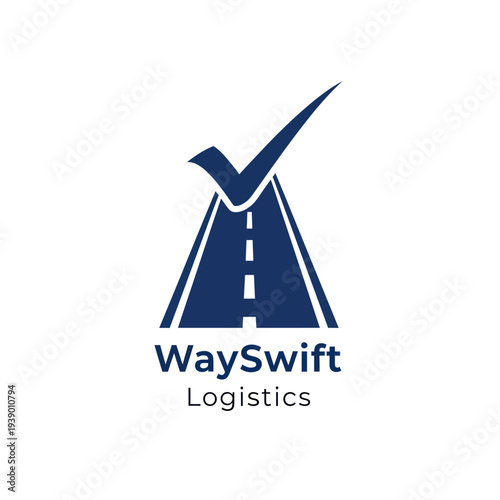 WaySwift Logistics Company Logo Design Element.