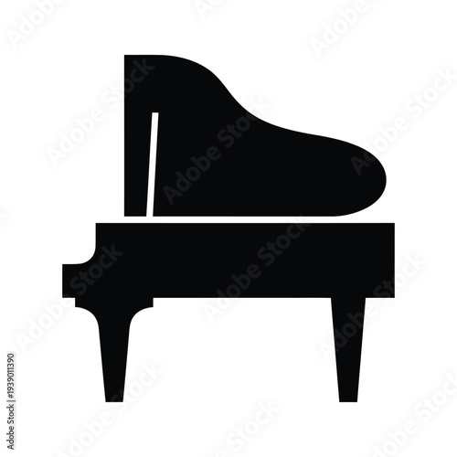 Grand Piano Silhouette Music Performance Commercial