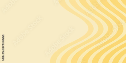 An abstract orange vector background featuring a golden gradient wave pattern and artistic light lines creates a vibrant summer sun design for a modern wallpaper texture