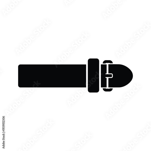 Belt Buckle Fastening Modern Graphic Element Commerce