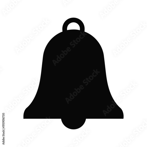 Notification Bell Alert Icon Simple Vector