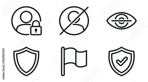 Restricted Visibility And Safety Symbols For Privacy Protection Systems