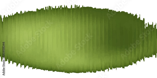 A vintage green grass frame with a torn ripped paper texture and a rough grunge edge design on a blank vector banner sheet