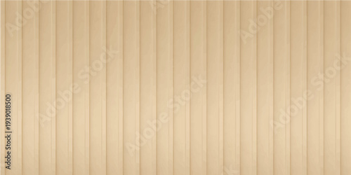 Seamless corrugated brown cardboard texture with a vintage striped pattern and old paper surface design for a blank wooden board backdrop