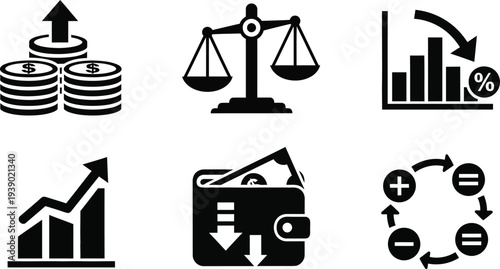 Financial and business icons