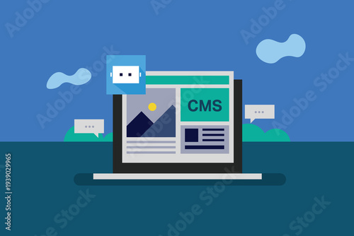 Blogger and content creators uses AI powered CMS platforms for blogs that turn ideas and information into text, images and video formats through generative technology.