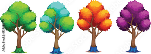 Happy businessman cartoon character wearing blue shirt and red tie peeking behind a wall and pointing sideways isolated on a white background.