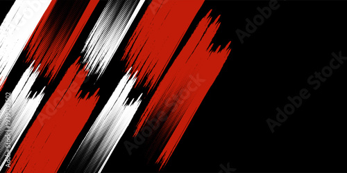 black white and red grunge texture background. eps 10