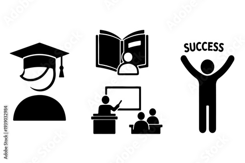 Education leads to success graduation learning teaching and achievement