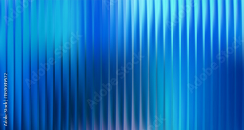 Vector Colorful Blurred Blue Yellow Gradient background. Ribbed glass texture. Pastel Gradient bg. Glossy Ripple Stripes
