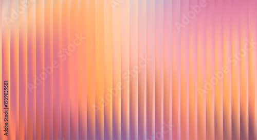 Vector Colorful Blurred Blue Pink Yellow Gradient background. Ribbed glass texture. Pastel Gradient bg. Glossy Ripple Stripes