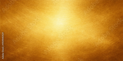 A vintage aged parchment with a gold metal texture background featuring a grunge antique paper pattern and stained yellow canvas design for a retro backdrop