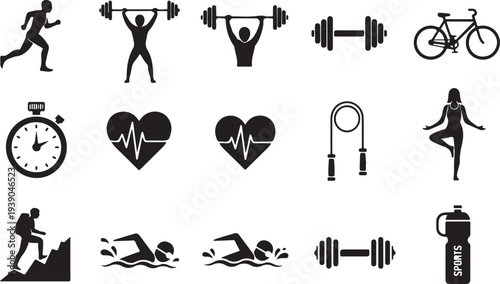 Racing stripes and checkered patterns set of black geometric motion elements on transparent background for automotive graphic design