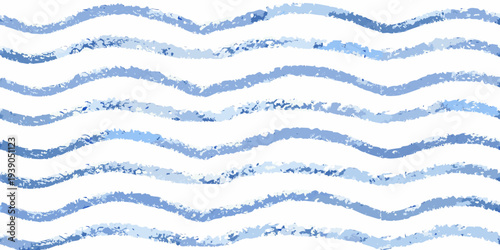 Abstract blue and white wavy lines forming a textured background