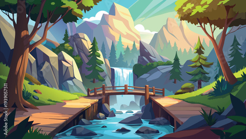 tropical forest landscape