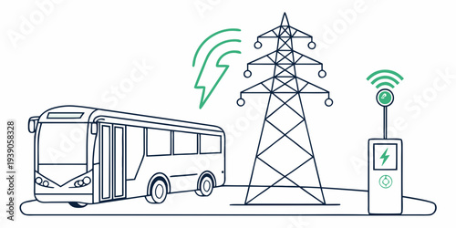 Modern public transportation powered by electric and wireless technologies