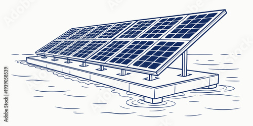 Solar panels installed on a flat rooftop for renewable energy generation