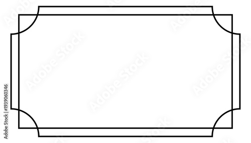 black and white frame