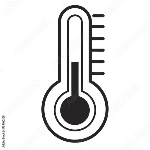 Temperature Measurement Thermometer Climate Heat Weather Vector Icon