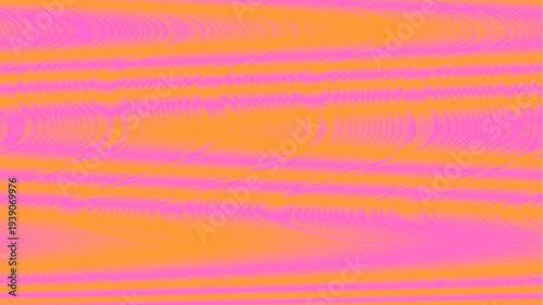 Abstract colorful wavy line pattern in orange pink purple shades with gradient bands creating dynamic optical illusion artwork