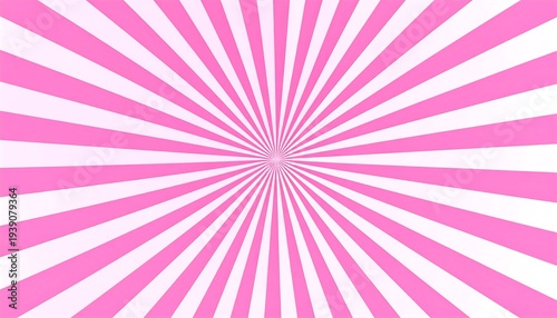 A pink and white sunburst pattern on a plain background
