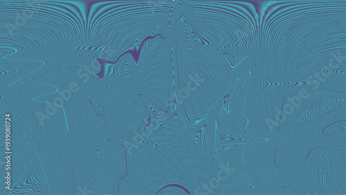 Abstract stereogram optical illusion pattern in blue and purple shades creating hidden 3D depth perception digital artwork