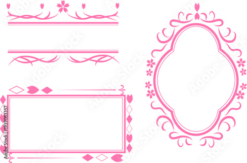 ヴィンテージフレーム桜