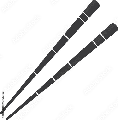 Chopsticks utensil asian food eating tool kitchen icon