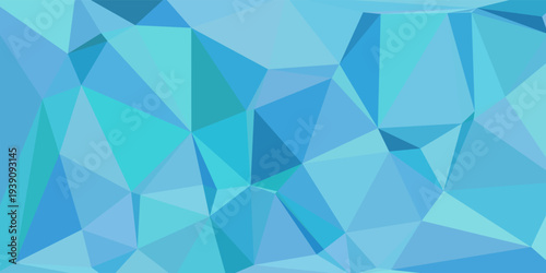 Digital blue diamond blue Low-Poly concept. triangulated texture. Design 3d. diamond concept