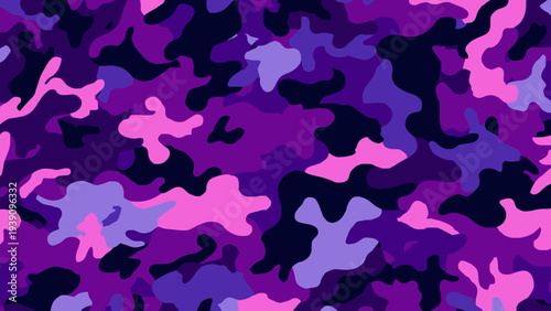 Seamless pattern of leopard animal skin camouflage design for fashion and textile industry